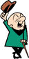 Mr. Magoo en la serie animada hómonima (redoblaje) y en Kung Fu Magoo.