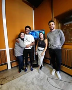 Kalimba grabando la película