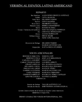 Créditos del cine y Disney +.