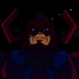 Galactus (1ª voz) y tambien en El Escuadrón de Superhéroes.