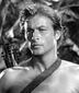 Tarzán (Lex Barker) en La furia de Tarzán.