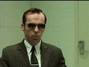 Agente Smith (Hugo Weaving) en Matrix.