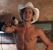 J.D. (Brad Pitt) en Thelma y Louise: Un final inesperado.