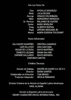 CréditosMihermanainvisibleDisney+.jpg (111 kB) Créditos de doblaje en Disney +.