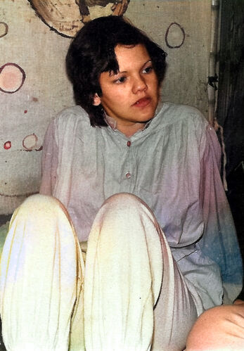 Gianina Talloni en 1976 a color