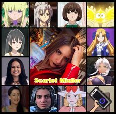 Los Personajes de Scarlet Miuller.