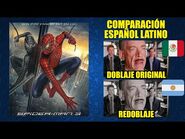El Hombre Araña 3 -2007- Comparación del Doblaje Latino Original y Redoblaje - Español Latino