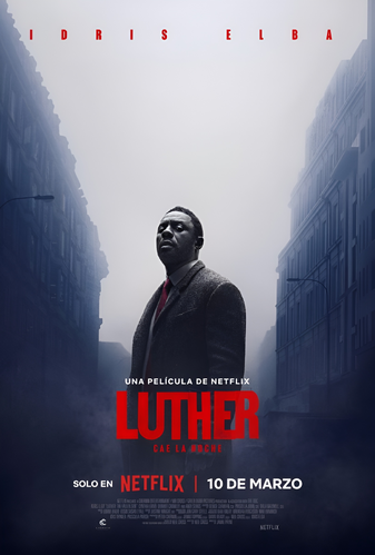 Luther cae la noche poster