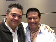 Dia4Foto21DBZLRFCarlosSegundo.jpg (89 kB) Foto Nº 21. Con Carlos Segundo, voz de Piccoro.