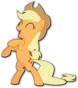 Applejack en My Little Pony: La magia de la amistad (Doblaje Piloto 2011).