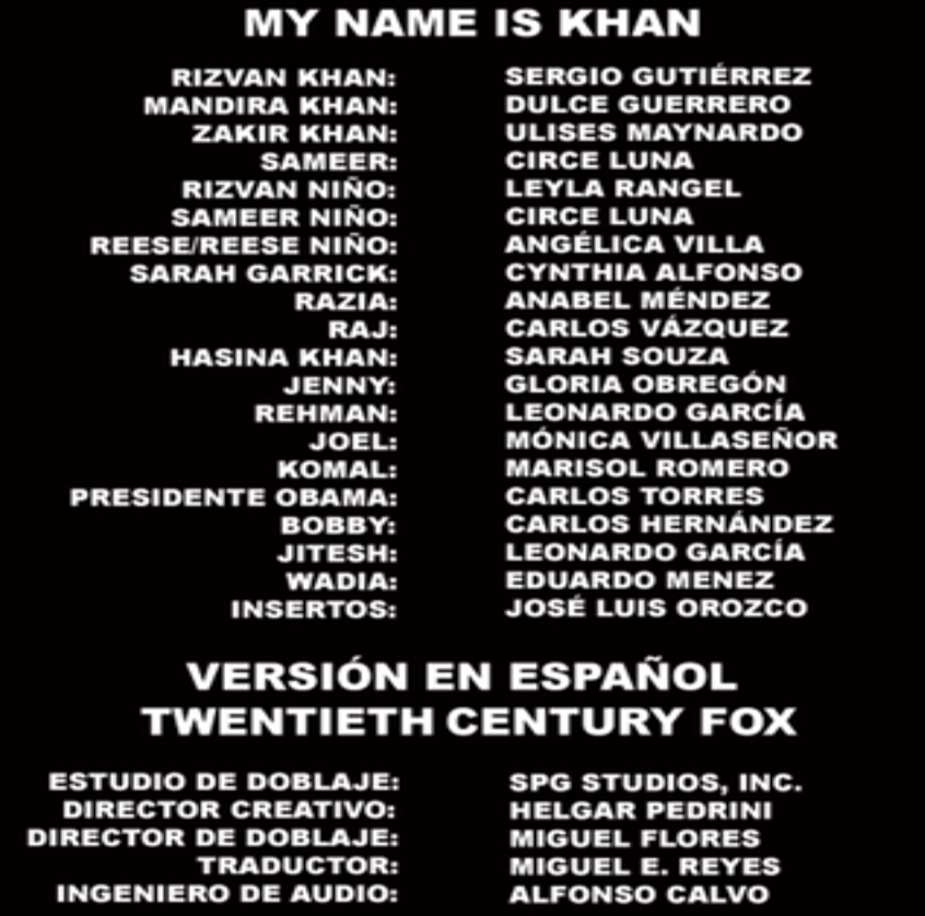 Mi nombre es Khan | Doblaje Wiki | Fandom