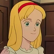 María Von Trapp en la versión anime de La novicia rebelde.