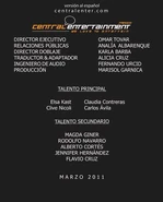 Créditos del DVD (Quality Films)