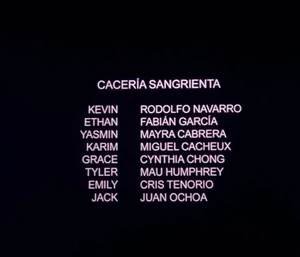 Créditos de doblaje Cacería Sangrienta (1)