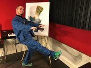 J Balvin durante la grabación
