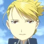 Riza Hawkeye en Fullmetal Alchemist.