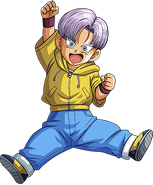 Trunks niño en la franquicia de Dragon Ball.