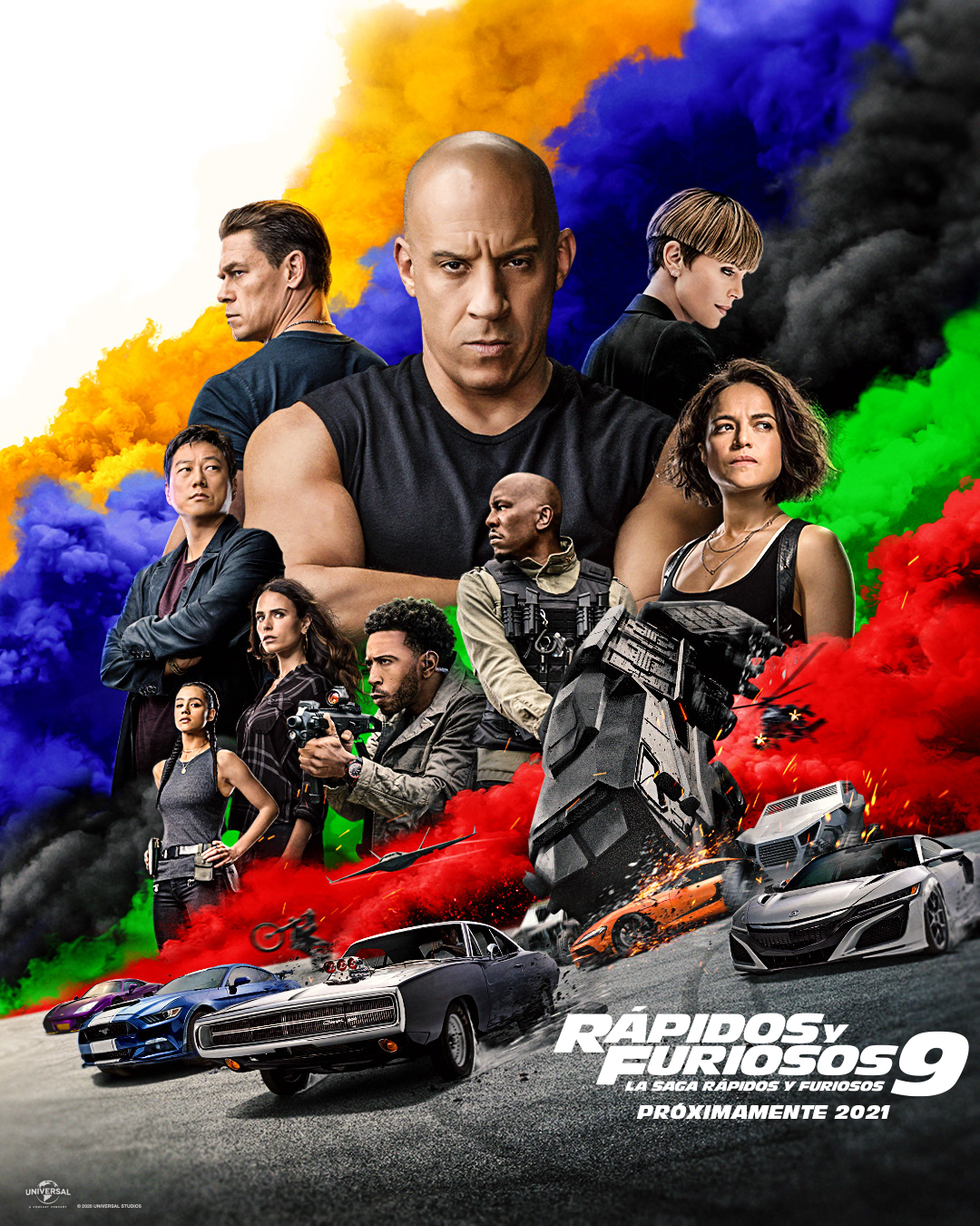 Rapidos Y Furiosos 9 Nueve Vin Diesel Pelicula Blu-ray + Dvd