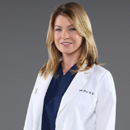 Dra. Meredith Grey en Anatomía según Grey (temp. 1-9), otro de sus personajes más conocidos.