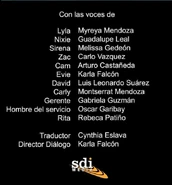 Créditos del episodio 4