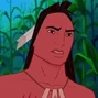 Kocoum en Pocahontas.