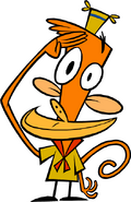 Lazlo en El campamento de Lazlo, otro de sus personajes más conocidos.