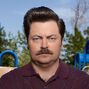 Ron Swanson en Construyendo un parque.