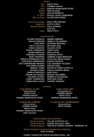 Créditos del Netflix, DVD y Blu-ray.