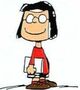 Marcie en Snoopy el astronauta.