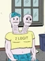 Martin 1 y Martin 2 en Ugly Americans.