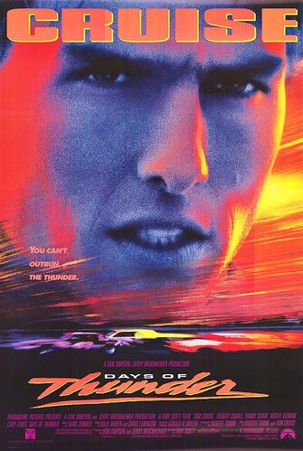 Daysofthunder poster