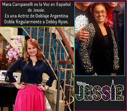 Mara Campanelli Doblaje Latino Jessie