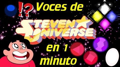 Voces de Steven Universe en 1 minuto- -44