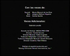 Créditos de doblaje (TV)