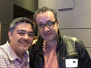 Dia6Foto30DBZLRFRicardoTejedo.jpg (99 kB) Foto Nº 30. Con Ricardo Tejedo, voz de Tagoma.