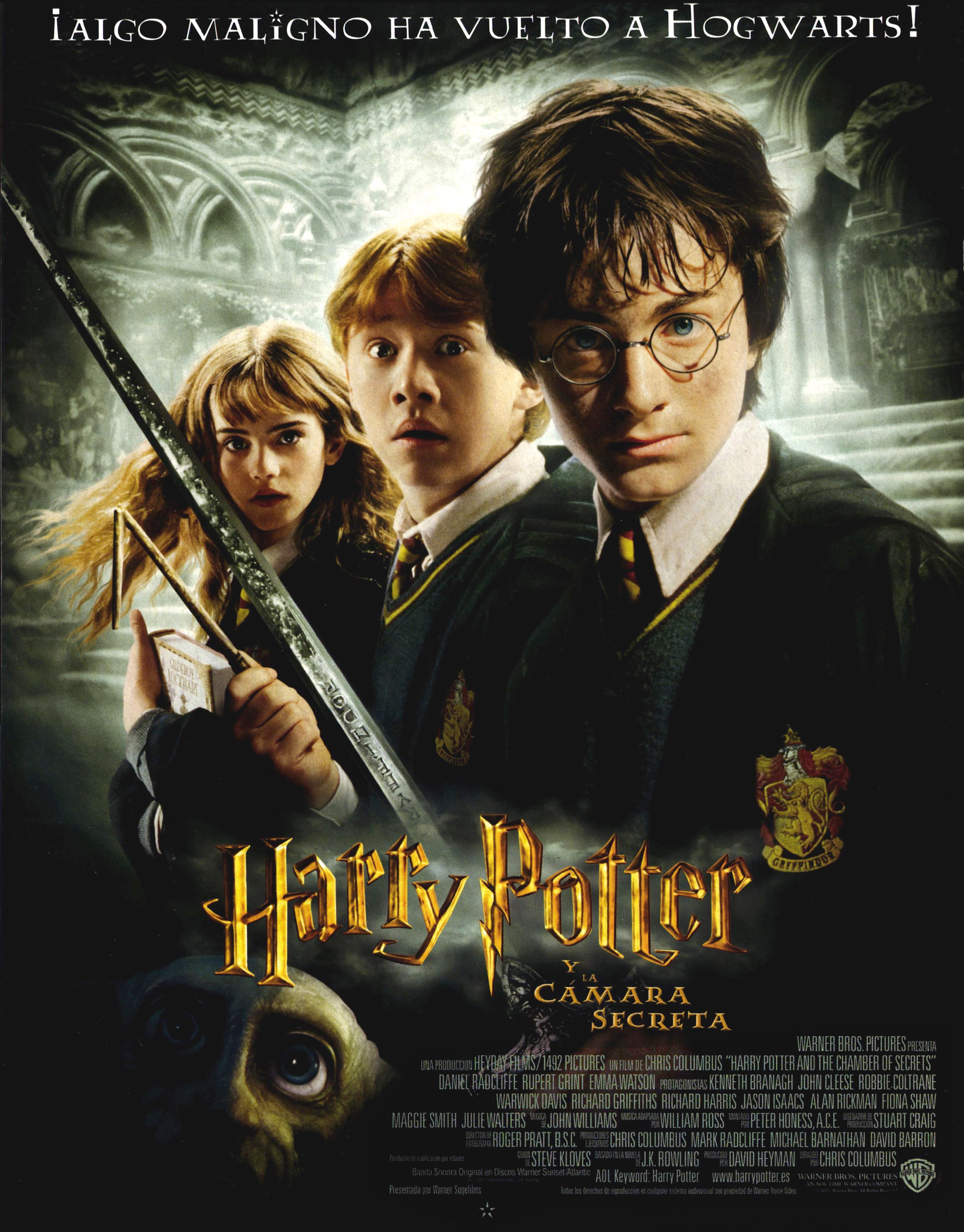 Harry Potter y la camara secreta En DVD (edición de 2 discos) 