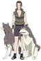 Hana Inuzuka en Naruto.