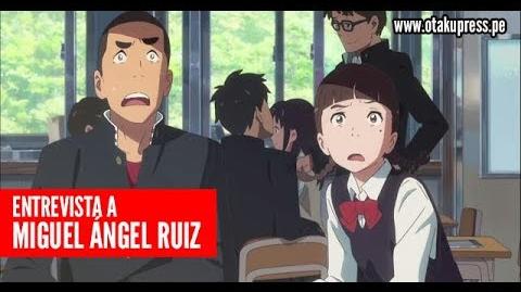 Entrevista a la voz de Teshi en el doblaje de Your Name