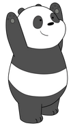 Panda en Escandalosos, su personaje más conocido.