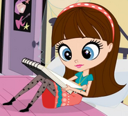 Blythe Baxter en Littlest Pet Shop, otro de sus personajes más conocidos.