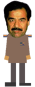Saddam Hussein también en South Park (redoblaje 2011).