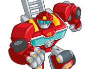 Heatwave en Transformers: Rescue Bots.