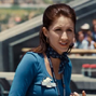 Sarah en Jurassic World: Mundo jurásico.