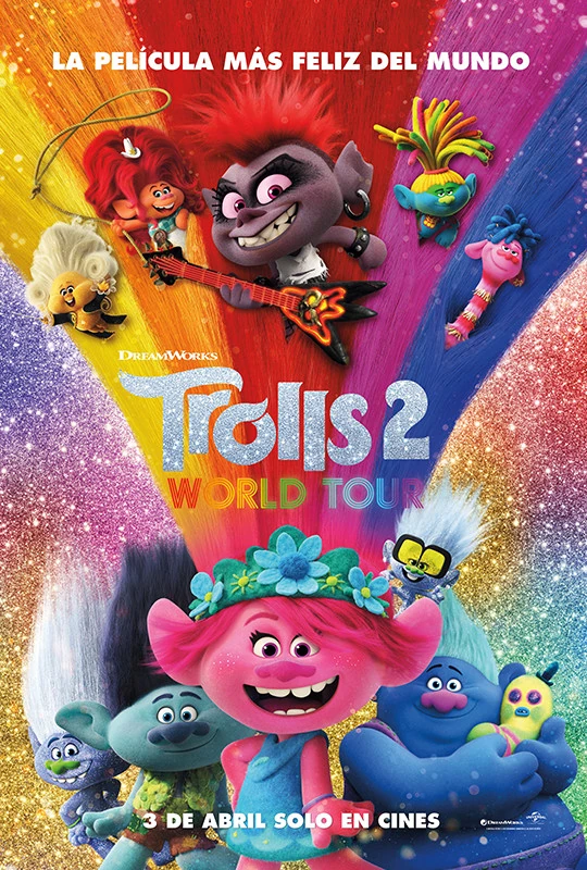 trolls world tour doblaje latino