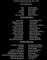 Créditos del DVD y Disney +.