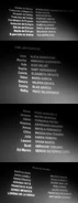 Créditos del cine.