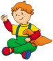 Leo (1ª voz) en Caillou.