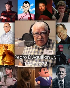 Homenaje a Pedro D'Aguillón Jr. Q.E.P.D. Talento del doblaje que seguirá con vida en la memoria de muchos a través de sus queridos personajes.