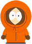 Kenny McCormick también en la franquicia de South Park desde la temporada 12 de la serie.