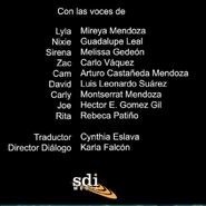 Créditos del episodio 6